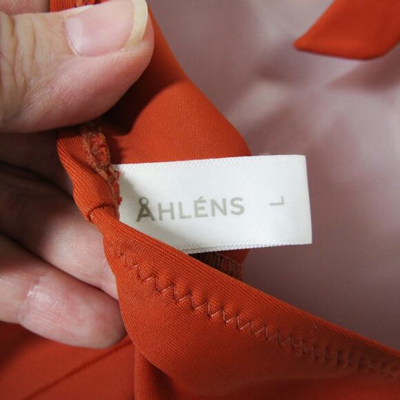 Åhléns Swimsuit Womens Large Halter One Piece Ruched Bathing Suit Swimwear - Picture 5 of 6